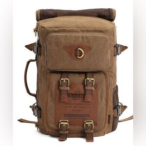 Kaukko vintage look backpack-messenger bag-NWT